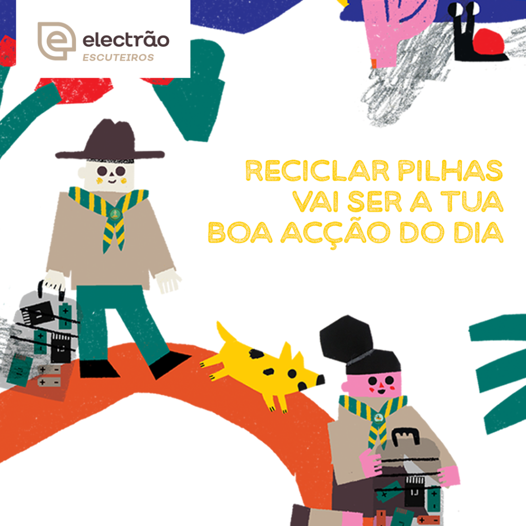 <span class="data" style="color:#6cca98">March</span><br/>“Escuteiros Electrão” collected almost 12 thousand kilos of used batteries